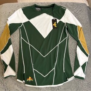 NEW SuperX Power Rangers Green Tommy COSTUME Pullover Shirt Sz SMALL